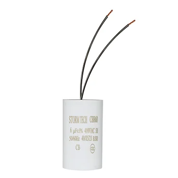 CAPACITOR POLIPROPILENO CBB 60 - 6uFx400V - 40/85/21