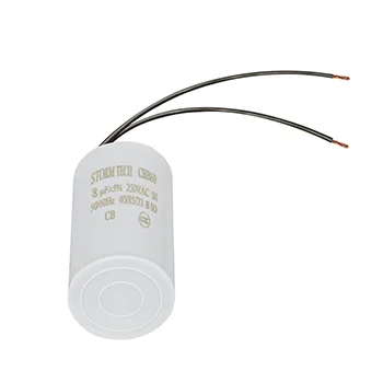 CAPACITOR POLIPROPILENO CBB 60 - 8uFx250V - 40/85/21