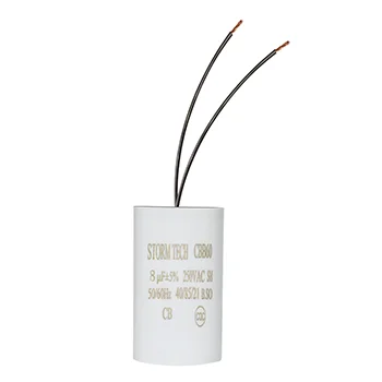 CAPACITOR POLIPROPILENO CBB 60 - 8uFx250V - 40/85/21