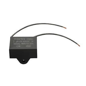 CAPACITOR POLIPROPILENO CBB 61 - 3uFx450V - 40/85/21