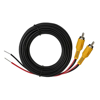Cabo 1x1 RCA, 10m com fio de 20cm para câmera de ré