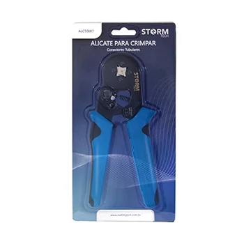 Alicate para crimpar conectores tubulares