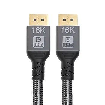 Cabo Display Port / Display Port 2.1V, 16K, 60HZ, Plugs Metal