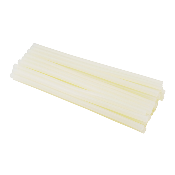 BASTÃO DE COLA 11mm x 300mm - TRANSPARENTE- 5 BASTÕES POR POLYBAG