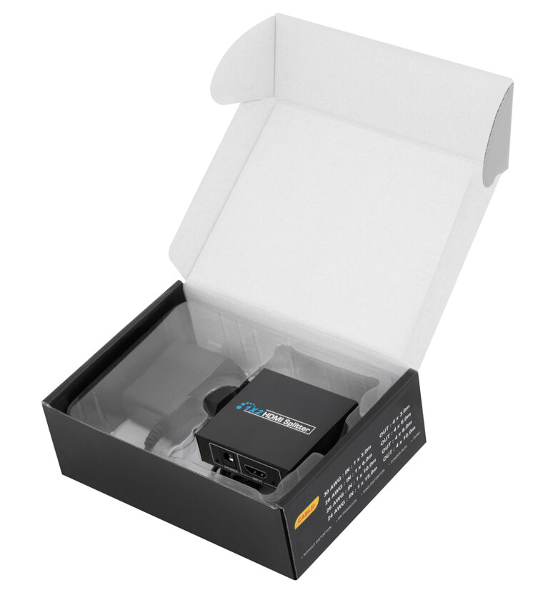 DIVISOR HDMI, 1 ENTRADA, 2 SAÍDAS, 1.4, 4k