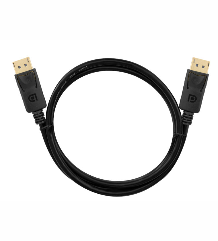 CABO DISPLAY PORT / DISPLAY PORT 1.4V, 8K, 60HZ, 1M, EMBORRACHADO