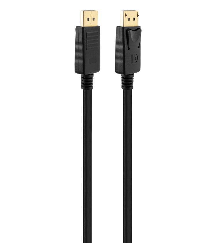 CABO DISPLAY PORT / DISPLAY PORT 1.4V, 8K, 60HZ, 2M, EMBORRACHADO