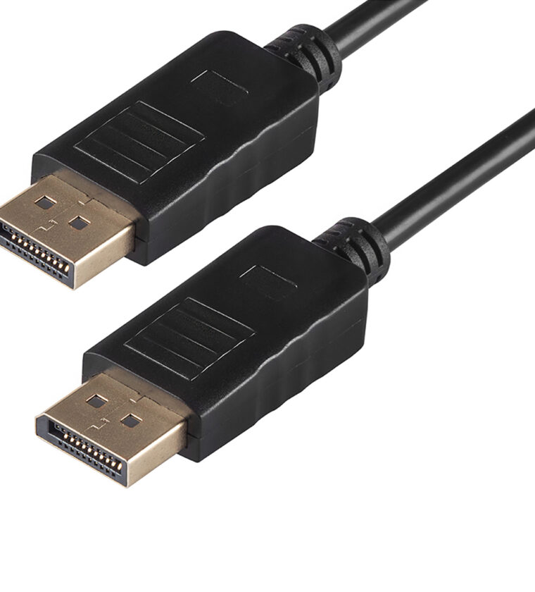 CABO DISPLAY PORT / DISPLAY PORT 1.4V, 8K, 60HZ, 2M, EMBORRACHADO