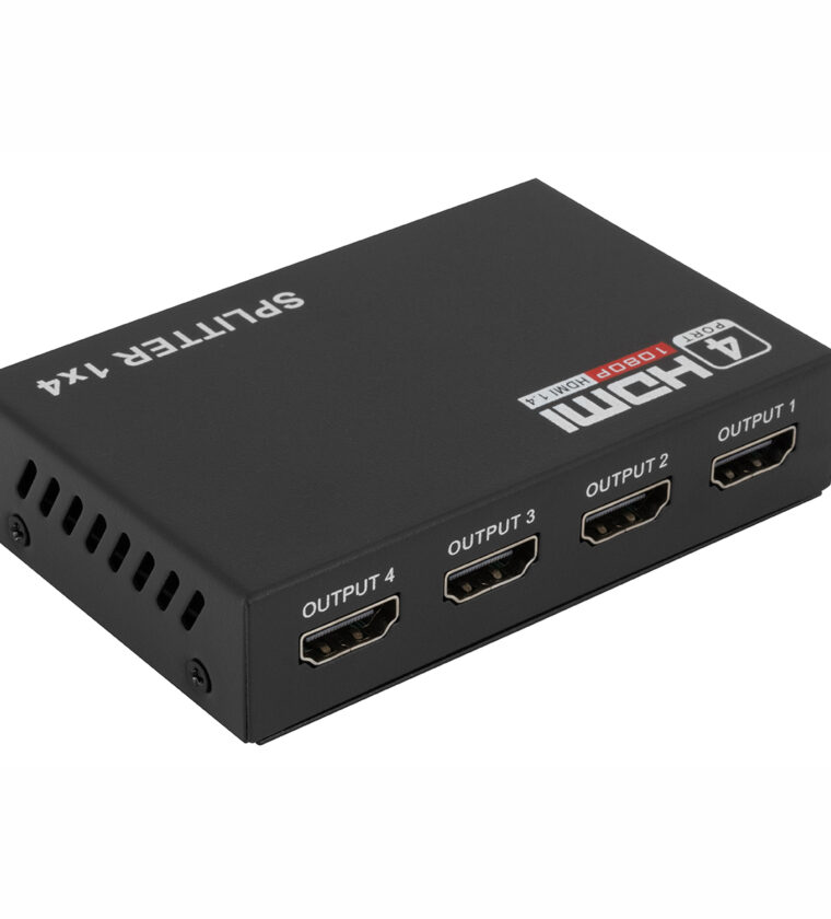 DIVISOR HDMI, 1 ENTRADA, 4 SAÍDAS, 1.4, 4K