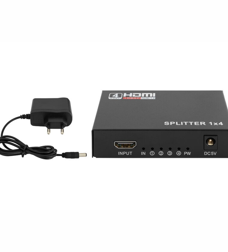 DIVISOR HDMI, 1 ENTRADA, 4 SAÍDAS, 1.4, 4K