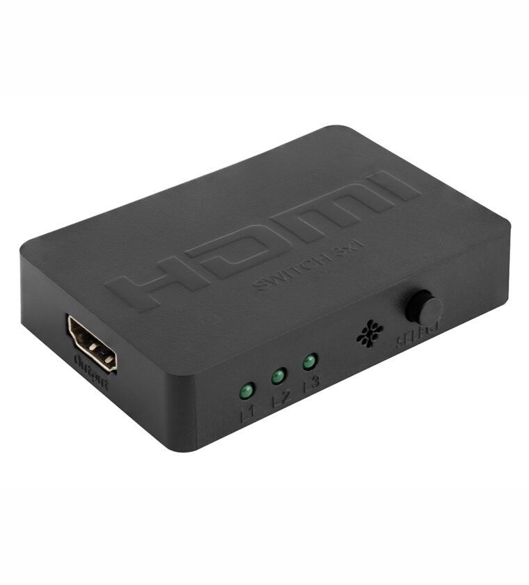 CHAVE SELETORA 3 ENTRADAS, 1 SAÍDA