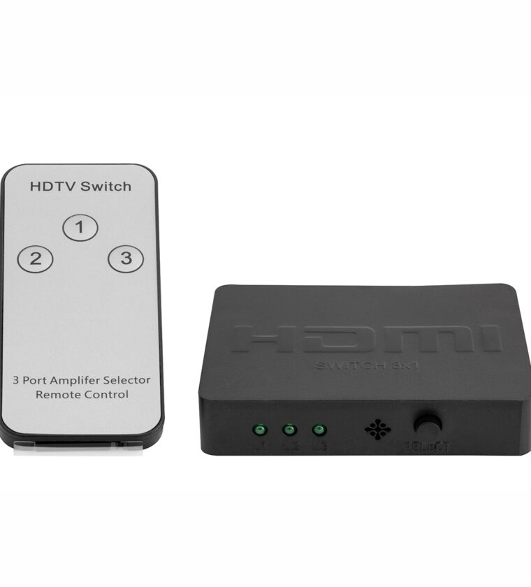 CHAVE SELETORA 3 ENTRADAS, 1 SAÍDA