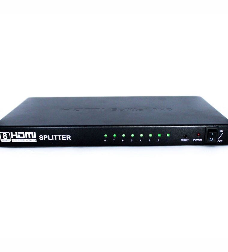 DIVISOR HDMI, 1 ENTRADA, 8 SAÍDAS, 1.4