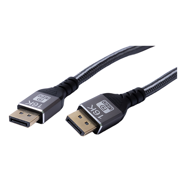 Cabo Display Port / Display Port 2.1V, 16K, 60HZ, Plugs Metal