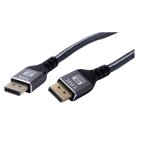 Cabo Display Port / Display Port 2.1V, 16K, 60HZ, Plugs Metal