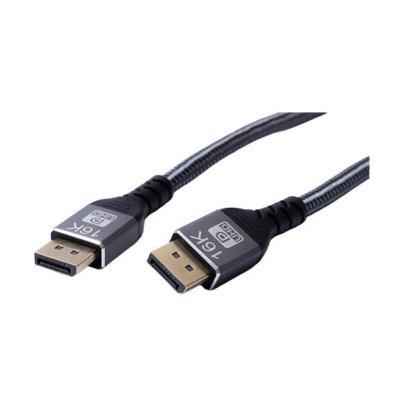 Cabo Display Port / Display Port 2.1V, 16K, 60HZ, Plugs Metal