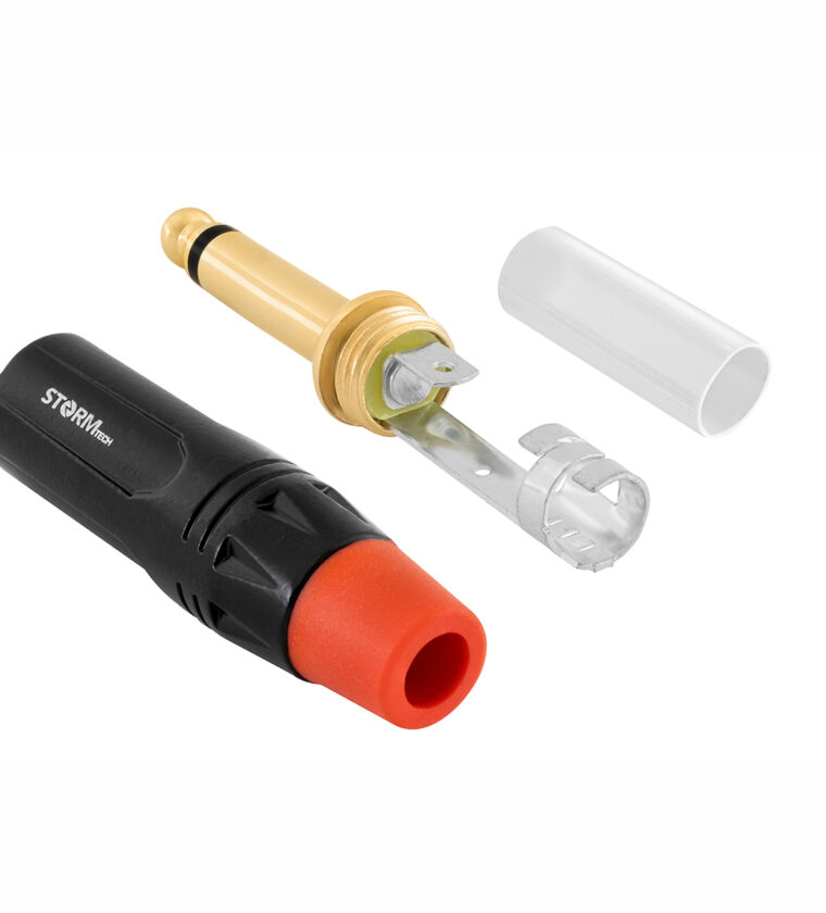 Plug P10 Mono Preto - Baquelite