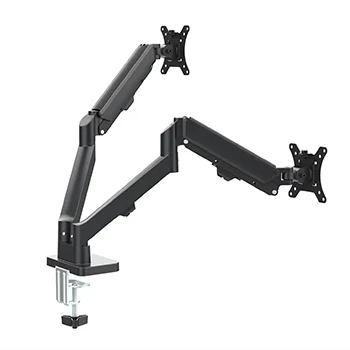 Suporte de monitor com pistão a gás para duas telas