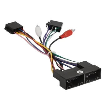 Chicote compatível rádio: HB20, ELANTRA, VELOSTER, IX35, SPORTAGE - 16 vias RCA