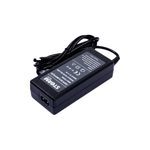 Fonte Entrada 100-240V, Saída12V/5A,  – Plug P4 Centro + 2.5 X 5.5 mm
