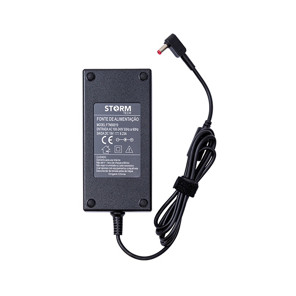 Fonte para Notebook 19V 9.23A 180W Pino 5.5*1.7mm