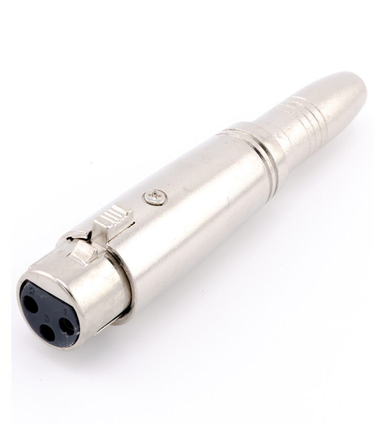 ADAPTADOR J10 STEREO PARA JACK CANNON, METAL