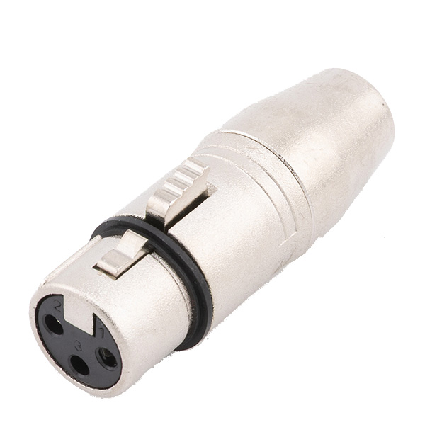 ADAPTADOR J2 STEREO PARA JACK CANNON, METAL