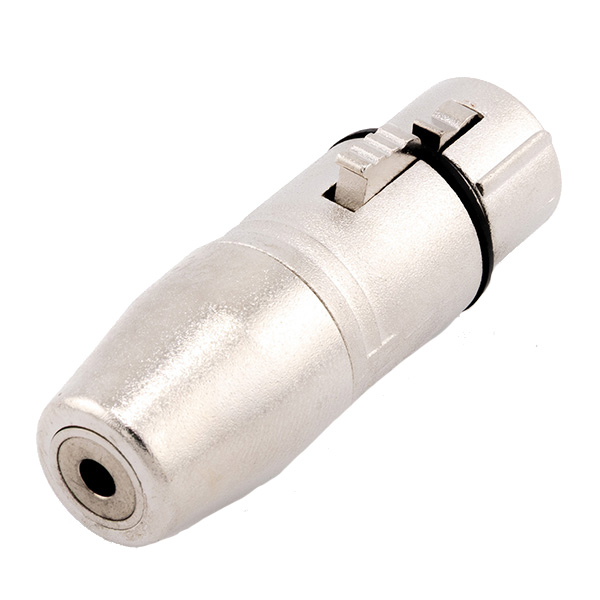 ADAPTADOR J2 STEREO PARA JACK CANNON, METAL