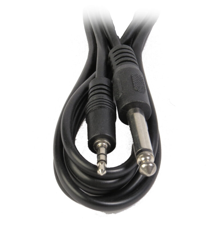 CABO P2 STEREO PARA P10 MONO, 3,0M, PLÁSTICO