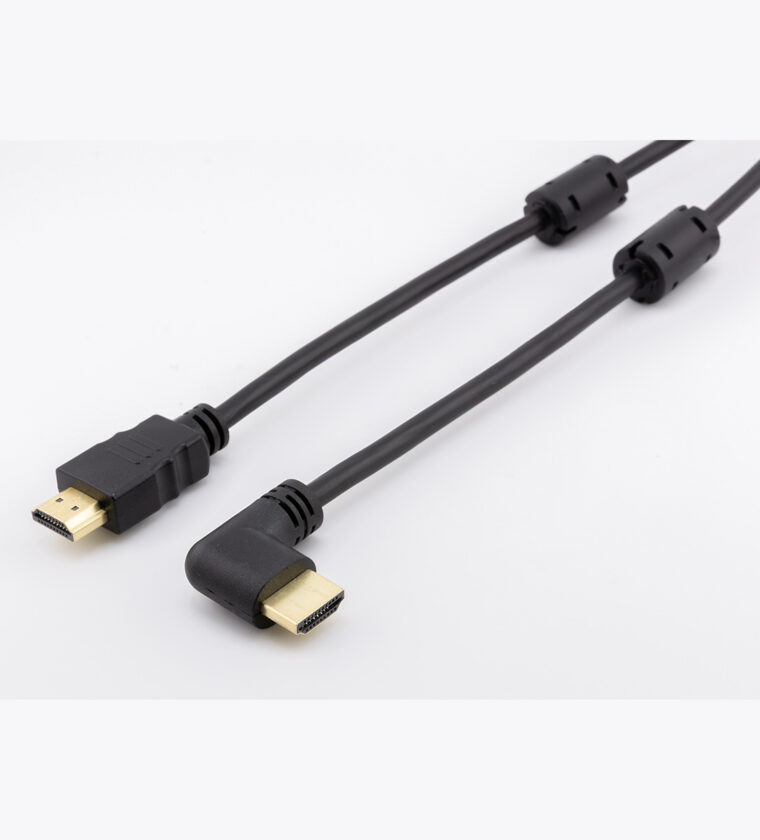 CABO HDMI 2.0 4K COM FILTRO 1M, COM 1 PLUG 90º