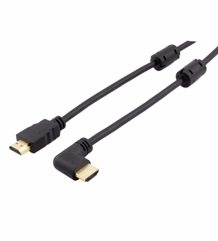 CABO HDMI 2.0 4K COM FILTRO 5M, COM 1 PLUG 90º