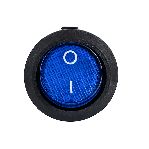 CHAVE KCD1-105-102N COM LED, 3 TERMINAIS E 2 POLOS, 10A/12Vdc - 6A/24Vdc,VERMELHO