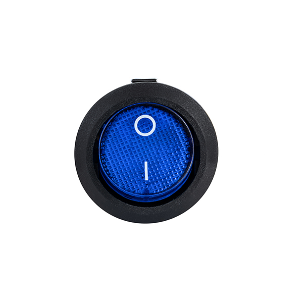CHAVE KCD1-105-102N COM LED, 3 TERMINAIS E 2 POLOS, 10A/12Vdc - 6A/24Vdc,VERMELHO