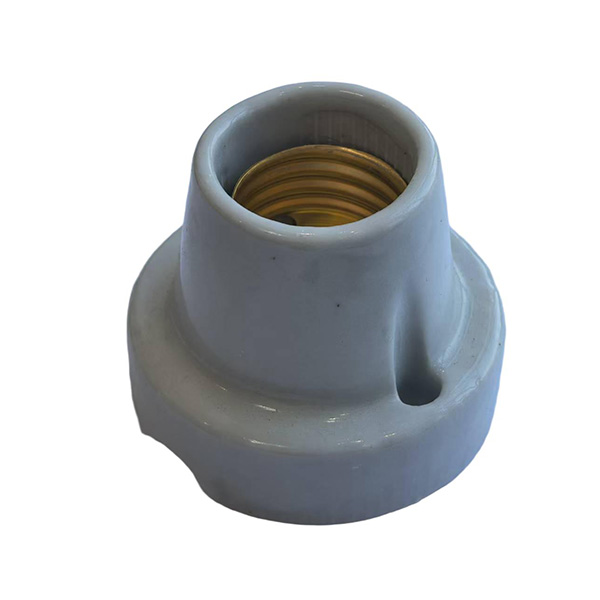 SOQUETE PORCELANA E-27 4A / 250V FIXO DE TETO