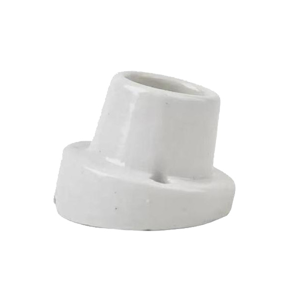 SOQUETE PORCELANA E-27 4A / 250 CURVO